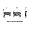 CRONY TC3015 folding cart Black alternate product view 3