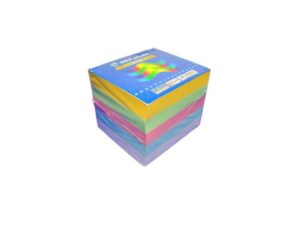 Sinarline Paper Cube Colored without Gum 9x9x9cm