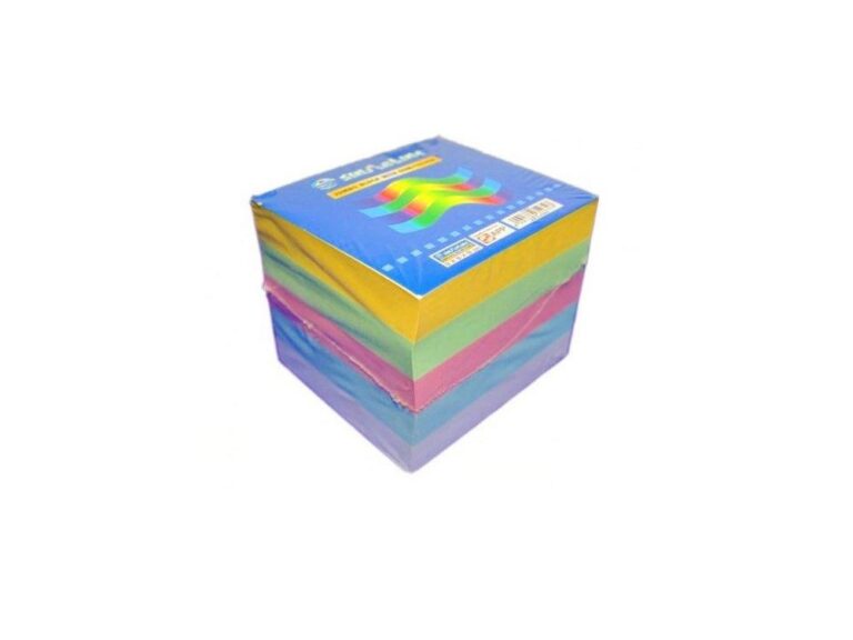 Sinarline Paper Cube Colored without Gum 9x9x9cm