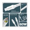 NewProject_18_4d6483d1-b18a-4162-96d9-95c4b63ca0aa.jpg Honeywell USB-C to USB-C PD 60W Cable, 1.2m, White alternate product view