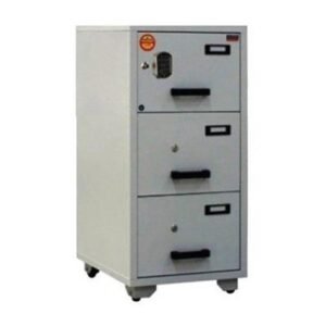Valberg Safes Valberg FC 3E-KK Fire Resistant Filing Cabinet, 3 Drawers, Digital & 3 Key Lock