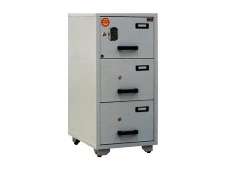 Valberg Safes Valberg FC 3E-KK Fire Resistant Filing Cabinet, 3 Drawers, Digital & 3 Key Lock