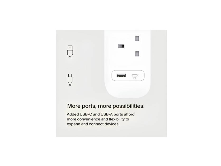 Belkin 2m power board used at compatible desk