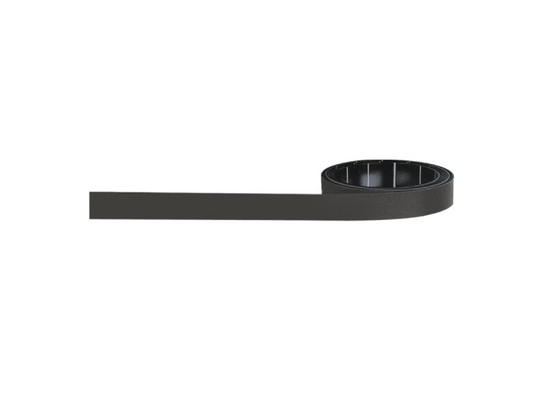 Magnetoplan Magnetic Strips in Rolls 10mm-W 1m-L Black