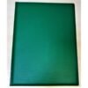 Alpha Certificate Folders Hard Cover Vinyl Material, Green Colour - Thumbnail Image 1