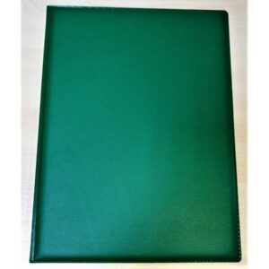 Alpha Certificate Folders Hard Cover Vinyl Material, Green Colour