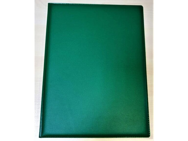 Alpha Certificate Folders Hard Cover Vinyl Material, Green Colour