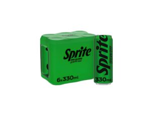 Sprite Zero 330ml Cans, Pack of 6