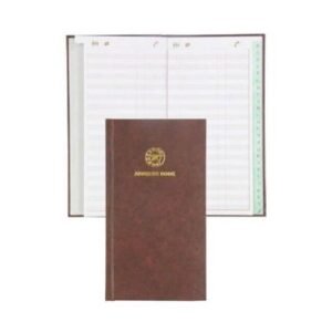 FIS Address Book with Vinyl Hard Cover – English 115x217mm FSAD115X217E