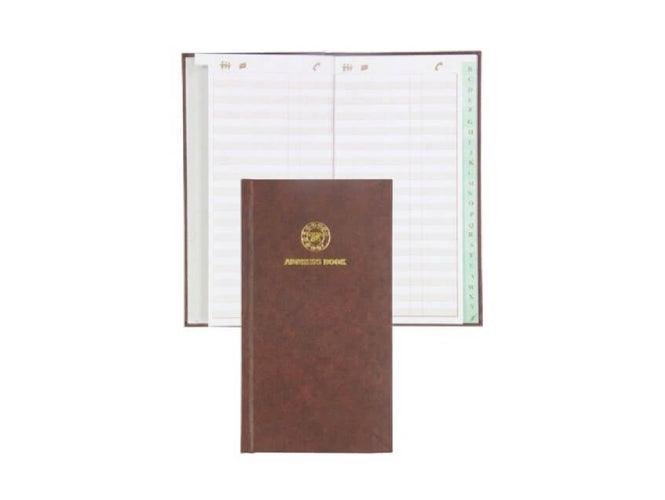 FIS Address Book with Vinyl Hard Cover – English 115x217mm FSAD115X217E