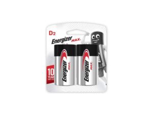 Energizer Alkaline Battery D 2pcs/pack