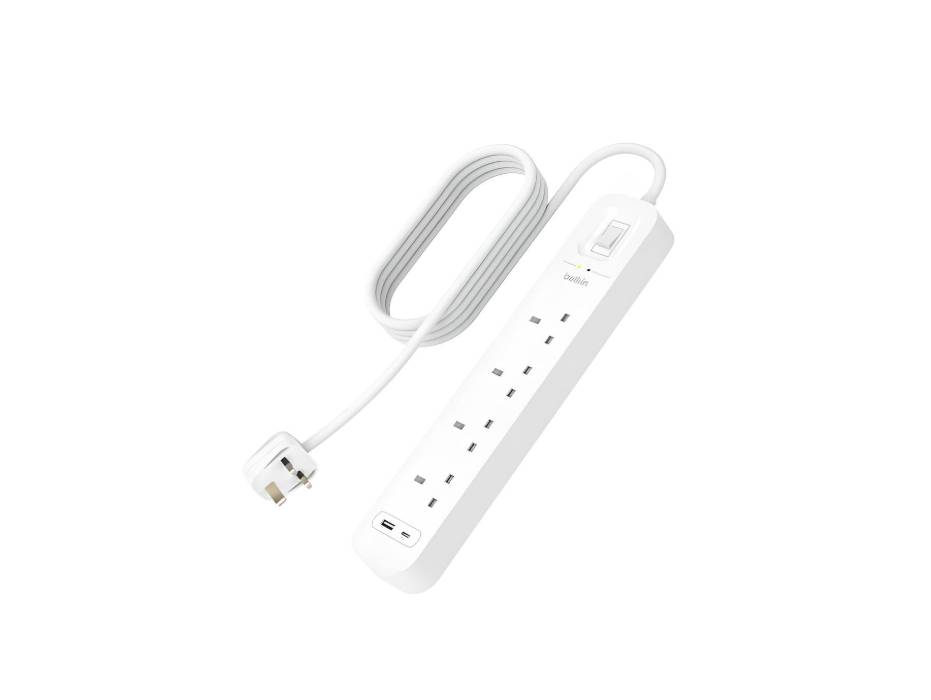 Belkin 4-outlet power board main view