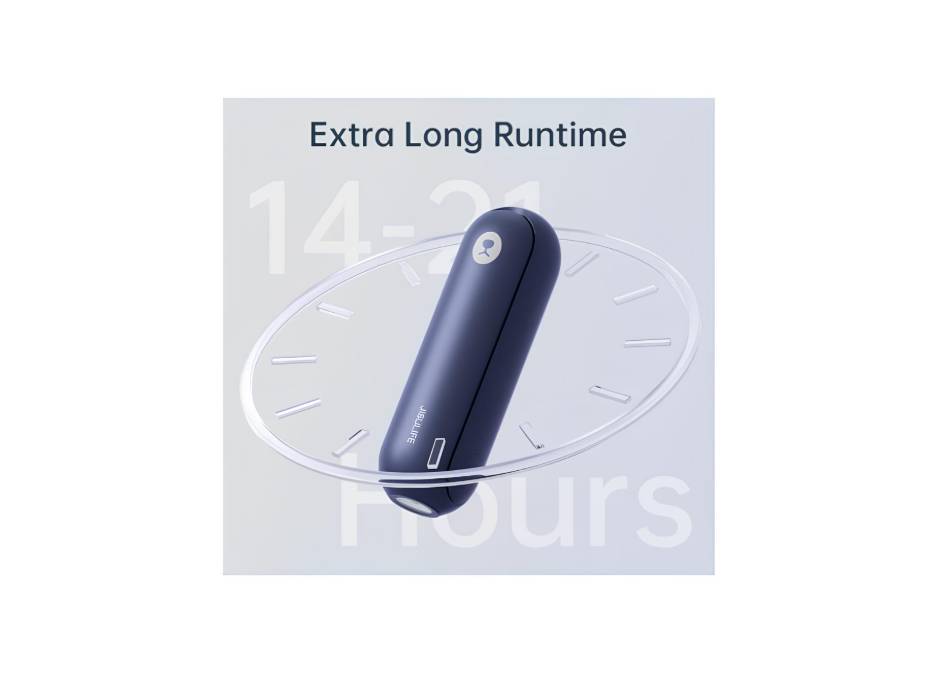 JISULIFE F8 handheld fan Blue alternate product view 2