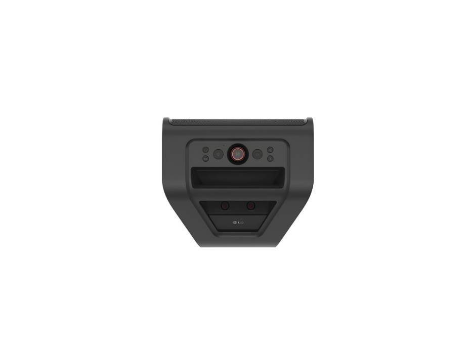 LG Stage 301 speaker handle and controls view