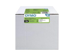Dymo (DY2093091) Address Labels, White Paper, 28mm x 89mm, [12 x 130 Labels/Roll]
