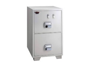 Eagle SF-680-2TKX Fire Resistant Filing Cabinet, 2 Drawers, 2 keys Lock