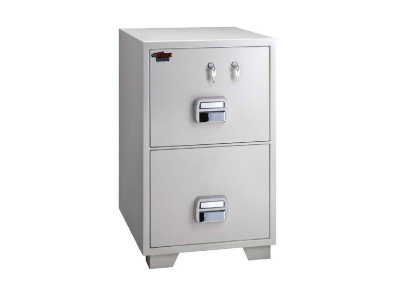 Eagle SF-680-2TKX Fire Resistant Filing Cabinet, 2 Drawers, 2 keys Lock