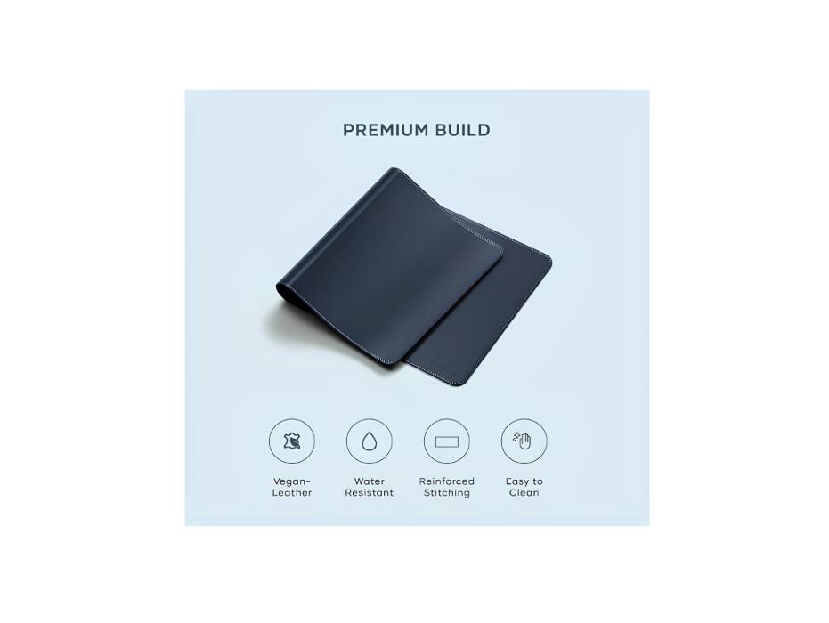 Satechi vegan leather desk mat alternate product view 3