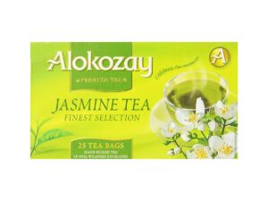 Alokozay Jasmine Green Tea – 25 Tea Bags in Foil Wrapped