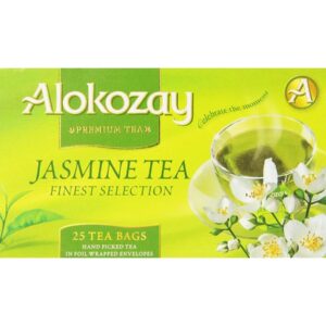 Alokozay Jasmine Green Tea – 25 Tea Bags in Foil Wrapped
