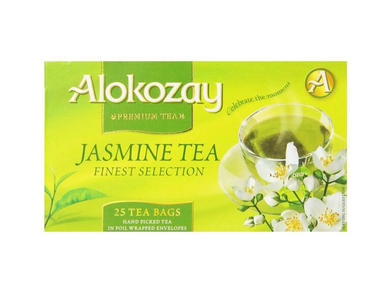 Alokozay Jasmine Green Tea – 25 Tea Bags in Foil Wrapped