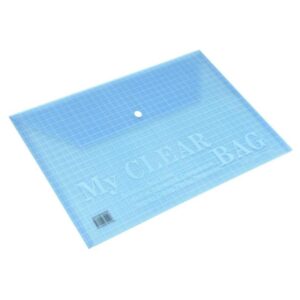 FIS Document Bag “My Clear Bag” FS, 12/pack, Blue (FSPG801F4BN)
