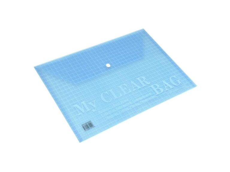 FIS Document Bag “My Clear Bag” FS, 12/pack, Blue (FSPG801F4BN)