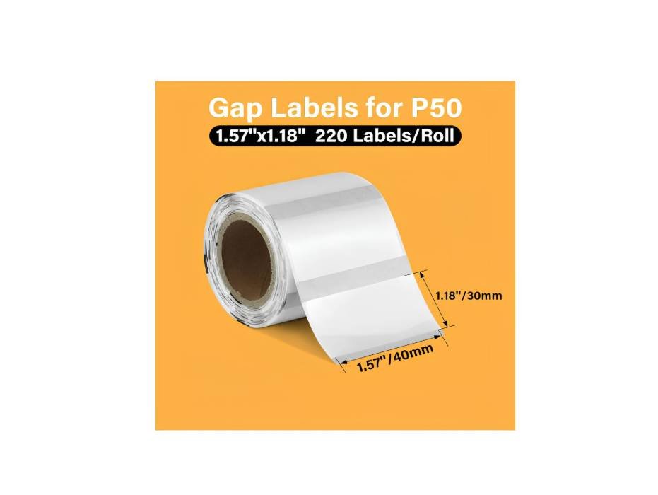 NewProject_23_b3b9e32e-8022-4ad7-8672-cde8af294455.jpg MARKLIFE P50 Direct Thermal Labels 220/Roll 1.57 × 1.18 inches alternate product view 2