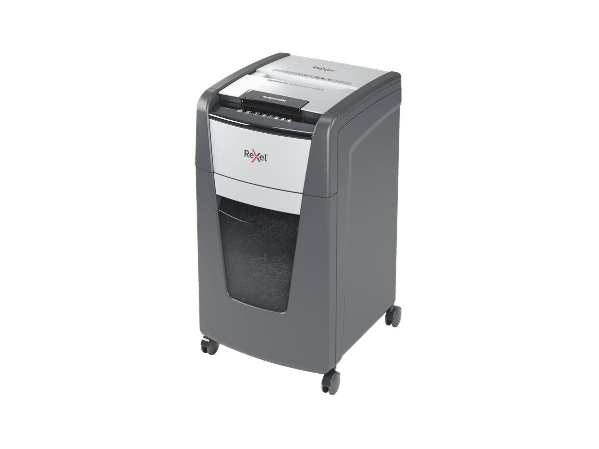 Rexel Optimum AutoFeed+ 225X Automatic Cross Cut Paper Shredder - Image 2