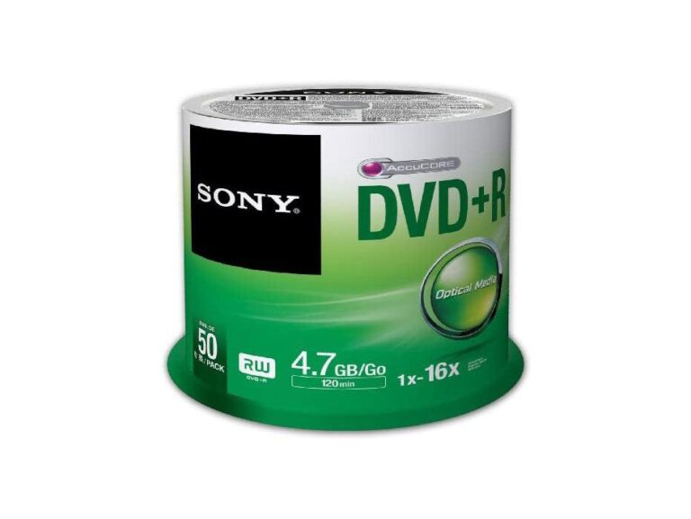 Sony DVD+R 4.7GB/Go 1x-16X Spindle of 50