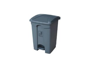 Chemex 68L Plastic Pedal Garbage Bin, Grey