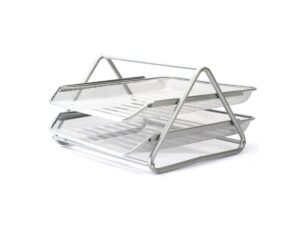 Deluxe Metal Mesh 2 Tier Document Tray
