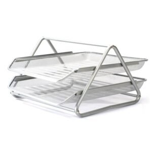 Deluxe Metal Mesh 2 Tier Document Tray