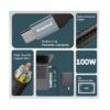 NewProject_27_52937097-ab1f-42db-b01a-e3e8d4e76e8b.jpg Honeywell USB-C to USB-C 3.1 Cable, 100W, 1.2m, Black alternate product view