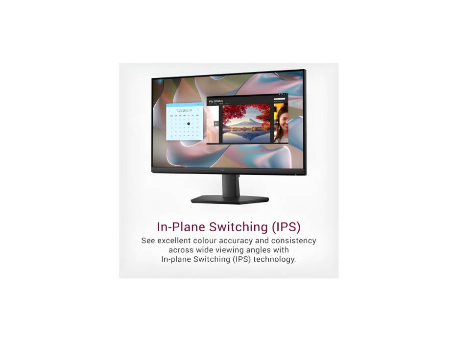 Dell 23.8-inch Full HD monitor angle view