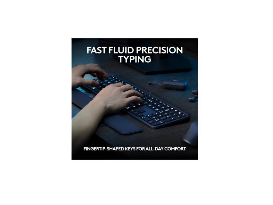 Logitech MX Keys S Wireless Keyboard alternate product view 2