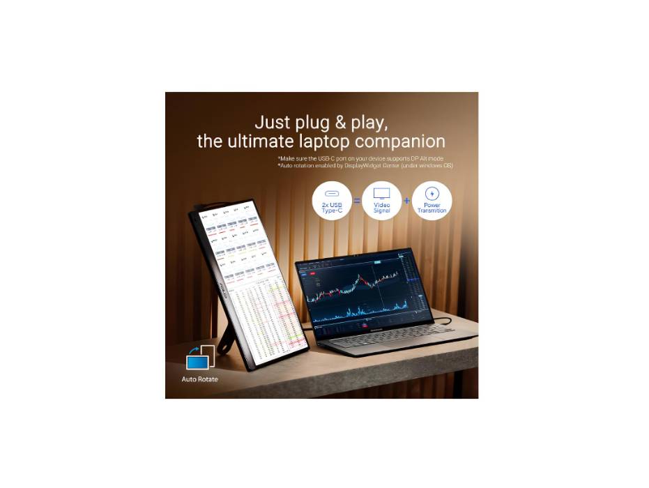 ASUS ZenScreen 15.6-inch monitor angle view