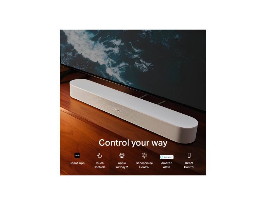 Sonos Beam Gen 2 soundbar television setup view