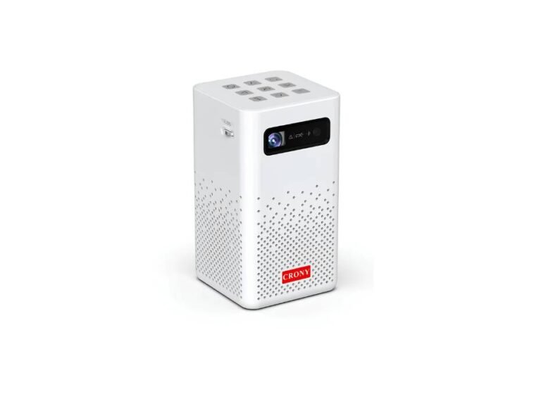 CRONY C900 upright Projector with BT speaker Smart DLP Projector Bluetooth 5.0 1080P Supported Wireless Mirroring Built-in Battery