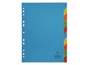 FIS Divider Manila Colored A4 With Numbers 1-10