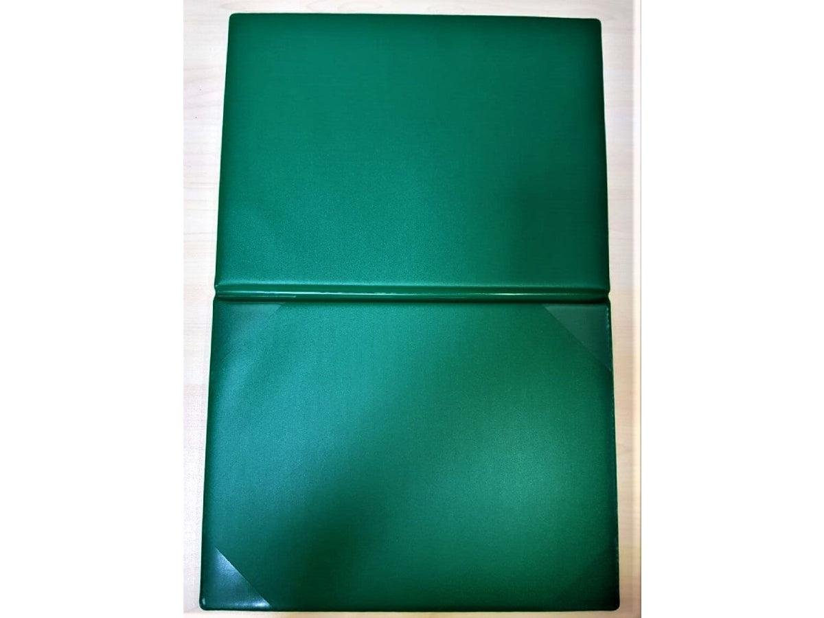 Alpha Certificate Folders Hard Cover Vinyl Material, Green Colour - Image 2