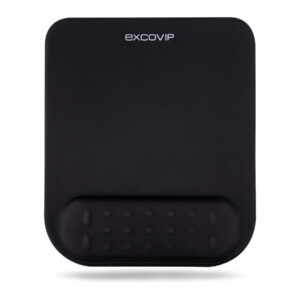 EXCOVIP Gel Mouse Pad Wrist Rest Memory-Foam Ergonomic Mouse Pad, Black