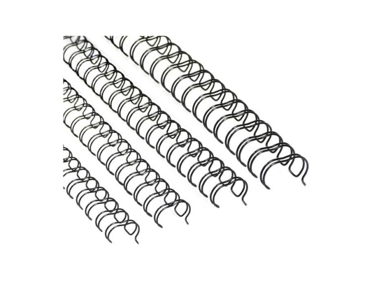 TPPS Binding Twin Ring Wire 3:1 11mm (7/16″) 34 loops 100/box, Black