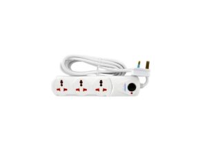 Terminator 3 Way Universal Extension Socket With Switch & LED 3M Cable – TPB 13SIA-3M