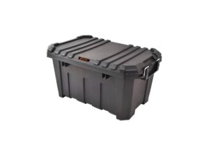 Tactix Heavy-Duty 45L Storage Box Black
