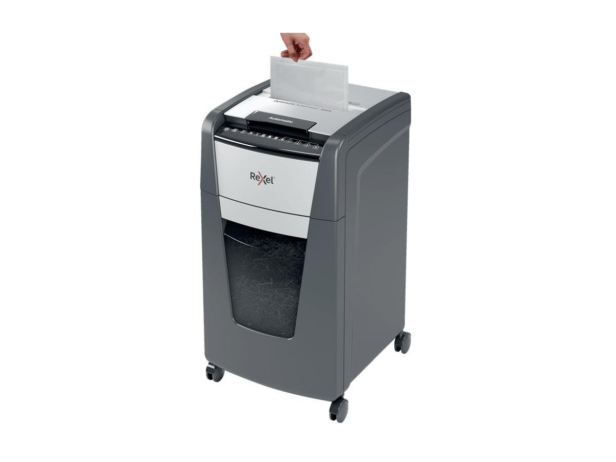 Rexel Optimum AutoFeed+ 300M Automatic Micro Cut Paper Shredder - Image 2