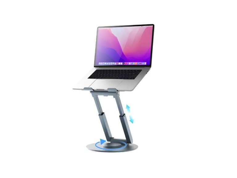 Proffisy Adjustable 360° Laptop Stand Grey