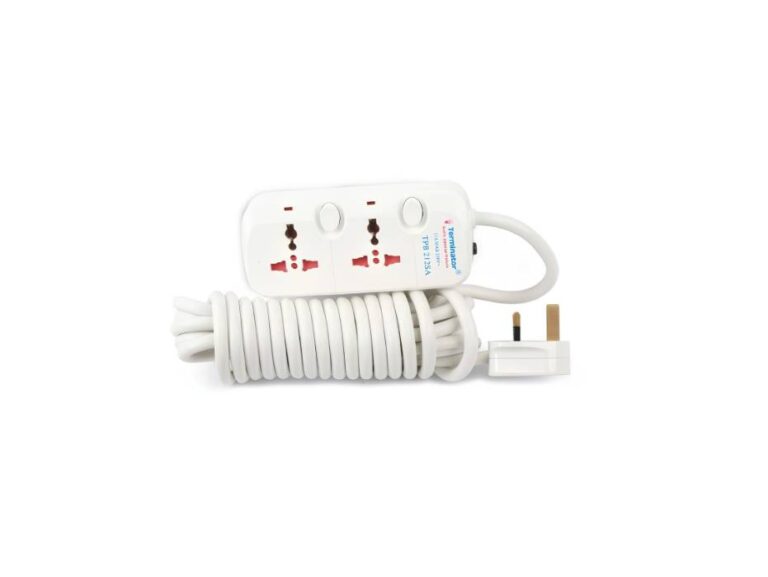 Terminator TPB 212SA Two-Way Universal Extension Socket