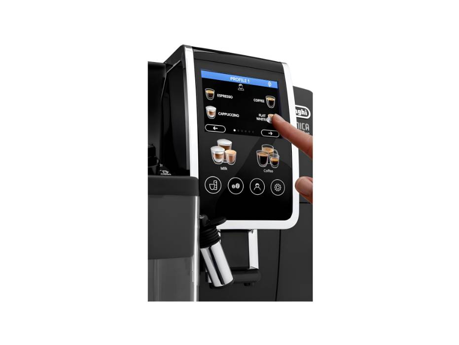 De’Longhi Dinamica Plus touch display view
