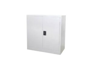 Hadid Half-Height Swing-Door Cupboard, White